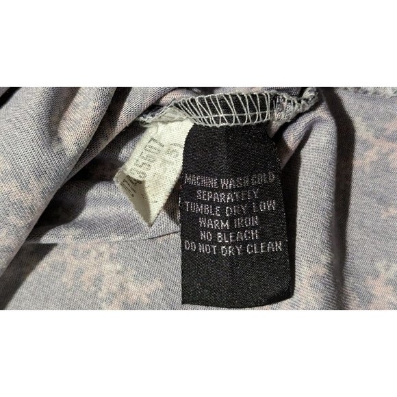 Kenneth Cole New York long sleeve polyester snap button‎ Mod Mens Shirt size L - Picture 6 of 7